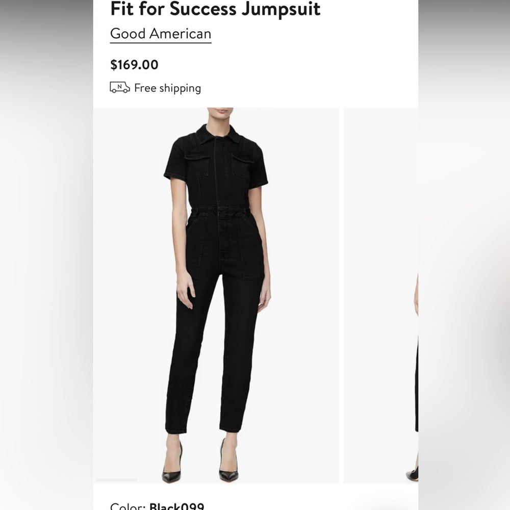 Good American fit for success jumpsuit